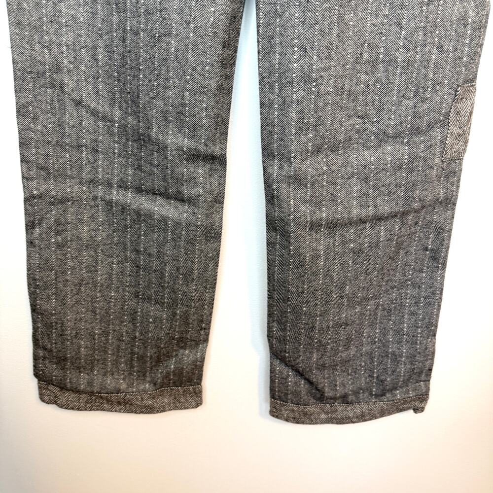 Free People x Sandrine Rose Herringbone Worker Patchwork Pants Tokyo Size 26 New - Picture 14 of 16